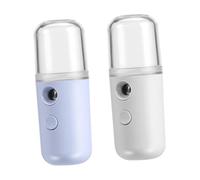 DECHOUS 2pcs USB Charging Facial Mister Moisturizer Portable Humidifier Deep Hydrating Spray for All Skin Types Lightweight Beauty Device for Face Hair Body Use