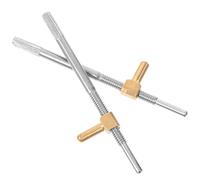 DECHOUS 2pcs Violin Bow Frog Tool Professional Violin Bow Repairing Screw Metal Material Easy to Use and Replace Old Or Broken Screws for String Instrument Accessories