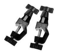 DECHOUS 2pcs Zinc Alloy Cross Clamp Holders with Strong Grip and Anti-rust Bakelite Material, Adjustable Right Angle Lab Stand Support for Laboratory Equipment