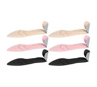 DECHOUS 3 Pairs Comfortable High Heel Shoe Insoles Gel Arch Support, Wear-Resistant Polyester and Polymeric Sponge Material, Breathable and Self-Adhesive Heel Liners for Women’s Shoes