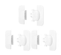 DECHOUS 3 Pcs Safety Cabinet Locks for Cupboard and Toilet Cover, Self-Adhesive Abs Locks with Quick Open and Close Function, for Home Appliances and Furniture Security