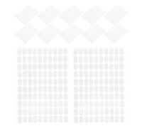 DECHOUS 30 Sheets Double-Sided Nail Tip Adhesive Tape Strips for Nail Art Press-On Pre-Cut Display Strips Holder Glue for Salon and Home Use