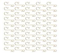 DECHOUS 300pcs Hanging Hooks Decorative Iron Art Hook for Season | Reusable Plated Metal S-shaped Hooks, Secure Floral Stems and Baubles, Storage Box Included for Events