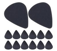 DECHOUS 30Pcs Black 0.5Mm Acoustic Guitar Picks Plectrums for Guitar, Bass, Ukulele - Heavy Musical Instrument Picks Set for Beginners and Performers