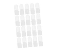 DECHOUS 30Pcs Plastic Nail Polish Varnish Protector Holder for Manicure Nail Art Tips Cover Scratch-resistant Salon Supplies Manicure Tool Gift for Art Lovers