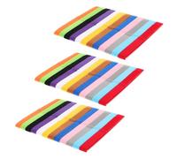 DECHOUS 36pcs Adjustable Nylon Newborn Puppy and Kitten Identification Collars Multi-Color Soft Fabric Pet ID Bands for Small Dogs and Cats M Size 3pcs