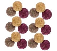 DECHOUS 36pcs Bunny Chewing Balls Mixed Grass Pet Toys for Rabbits Hamsters Small Animals Molar Grinding Toys