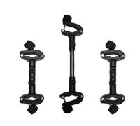 DECHOUS 3pcs Adjustable Twin Stroller Connector for Baby Cart and Pram, Anti-Rust Iron and Plastic Material, Outdoor Use, for Parents with Two Boys and Girls