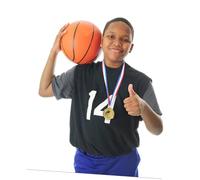 DECHOUS 3pcs Basketball Award Medals Zinc Alloy Durable Sports Medals for School Competitions Student Achievement Recognition Gold Silver Bronze