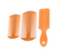 DECHOUS 3pcs Double-sided Tooth Comb Plastic Hair Scalp Massaging Tool with Fine Teeth for Dandruff Removal and Headache Relief, for Children and Adults