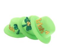 DECHOUS 3pcs Green Party Hat Ireland Costume Irish Day Party Set Patrick's Day Hair Clip Accessory