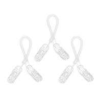 DECHOUS 3pcs Hat Leash Clips with Creative Design, Lightweight PC Material, Secure Hat Retainer for Outdoor Activities and Everyday Use, Practical Windproof Strap Clips