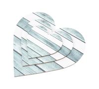 DECHOUS 3pcs Heart Shape Wall Hanging Ornament for Home and Festival Decor, Modern Elegant Plastic Wall Decoration Suitable for Bedroom and Living Room