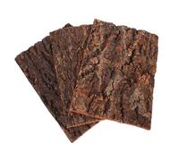 DECHOUS 3Pcs Natural Tree Bark Reptile Habitat Climbing Platform Textured Background for Lizards Spiders Hamsters Terrarium Landscape Decoration