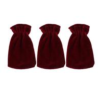 DECHOUS 3Pcs Piano Pedal Shielding Covers Set Premium Velvet Protective Foot Sleeves Dustproof Pedal Guards for Digital and Acoustic Pianos Soft Elastic Leg Covers for Home and Stage Use