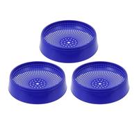DECHOUS 3pcs Pigeon Nests Bird Breeding Nest Lightweight Easy to Use Plastic Large Capacity Blue Design for Home Decoration Birds Eggs