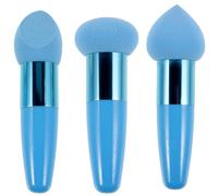 DECHOUS 3Pcs Portable Makeup Sponge Pens for Blending Premium Smooth Cosmetic Accessories Beauty Tools for Liquid Foundation and Eye Makeup Application