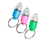 DECHOUS 3pcs Portable Pet Light Pendants Glowing Neck Hanging Adornments for Dogs Outdoor Safety Night Visibility Accessories in Blue Green Pink
