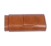 DECHOUS 3pcs Pu Leather Cigar Case for Men Stylish and Lightweight Travel Cigar Carrying Case Protects and Keeps Them Fresh for Outdoor and Travel Use