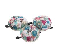 DECHOUS 3pcs Pumpkin Wrist Pin Cushion with Elastic Strap, Holds Sewing Pins Securely and Prevents Accidental Drops, Made of Soft Pp Cotton Cloth, for Sewing and Crafting at Home