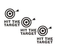 DECHOUS 3pcs Removable Toilet Target Stickers for Potty Training, Bathroom Wall and Toilet Seat Decals, Decorative Waterproof Bathroom Accessories