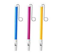 DECHOUS 3pcs Slide Whistle Music for Musical Instrument with Abs and Zinc Alloy Material Creative Design for Teaching Music and Fun Play