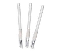DECHOUS 3pcs Waterproof White Oil-based Eyebrow Tattoo Marking Pens with Easy Operation and Long Serving Life, Plastic Multifunctional Tattooing Pen Tool for Position Makeup Brows