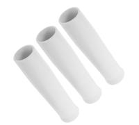 DECHOUS 3pcs White Plastic Fishing Rod Holder Insert Sleeve with Secure and Stable Mounting, Lightweight Baitcasting Rod Sleeve Protector for Boats and Marine Installations