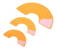 DECHOUS 3pcs Woolen Anti-lick Cone Collar for Small Animals Including Sugar Gliders and Hamsters, Safe and Comfortable Bathing and Postoperative Care Accessory in Assorted Colours, Small