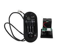 DECHOUS 4-band Acoustic Guitar Preamp Pickup with Auto LCD Tuner Screen Portable Electric Guitar Sound Equalizer for Live Musical Instrument Accessory for Musicians