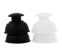 DECHOUS 4 Pcs Silicone Cupping Set for Vacuum Suction and Meridian Stimulation, Massage Cupping Therapy Cups Made of Soft Silicone Material, for Home Use and Relaxation