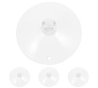 DECHOUS 4 Pieces 40Mm Replacement Suction Cups for Guitar Support Holder Rubber Guitar Support Accessories with Perforated Small Suction Cups Set for Acoustic and Classical Endpin Rest