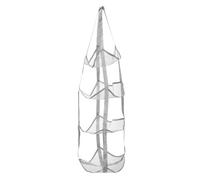 DECHOUS 4-Tier Sports Ball Storage Bag with Nylon Mesh, Easy Installation and Space Saving Design, Wall the Door Hanging Organizer for Football and Volleyball at Home or School