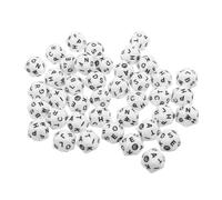 DECHOUS 40pcs 20-sided Acrylic Alphabet Letter Dice, Lightweight Literacy Learning Dice to Boost Creativity, for Outdoor Camping Games and Party Spelling Games