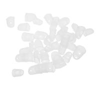 DECHOUS 40pcs Guitar Silicone Finger Tip Covers Fingertip Protectors for Guitar Beginners Musicians Ukulele Mandolin Instrument Small Guard for Stringed Musical Instrument