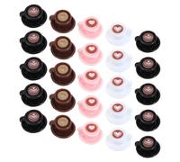 DECHOUS 40pcs Miniature Coffee Cup Resin Tiny Food Drink Mugs Dollhouse Bakery Accessories Model Ornaments Cup Ornaments for Tabletop Mini House Decoration for Party