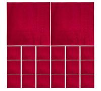 DECHOUS 40pcs Red Paper Napkins Disposable Party Serviettes Soft Double Layered Square Napkins 33cm for Christmas Parties and Winter Gatherings