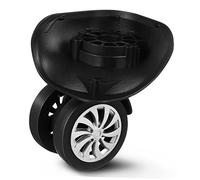 DECHOUS 4pc Universal Swivel Caster Suitcase Wheel Roller Bag Wheels Plastic Spare Wheel Set