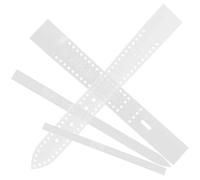 DECHOUS 4pcs Acrylic Watchband Template Set for DIY Leather Craft, Reusable Leather Strap Stencils with Male and Female Patterns for Handmade Watch Straps