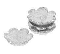 DECHOUS 4pcs Cast Iron Flower Pattern Weights for Sewing Metal Fabric Cutting Weights for Dressmaking and DIY Projects for Garment Craft Accessories