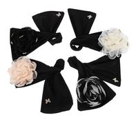 DECHOUS 4pcs Flower Hair Bun Maker with Soft Wire Frame Lazy Curler for Women and Easy Hair Accessories for Creating Decorative Buns Suitable for Yoga Parties and Daily Wear