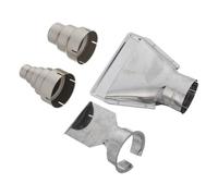 DECHOUS 4pcs Heat Gun Nozzle Kit, Stainless Steel Heat Resistant Attachments for Plastic Welding and Hot Air Soldering, Energy Efficient and Easy Attachment Nozzles for Repair Scenarios