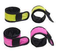 DECHOUS 4Pcs LED Horse Ankle Bands with Fabric Wraps, Reflective Equestrian Leg Straps for Night Visibility and Training, Horse Riding Accessory for Safety and Support