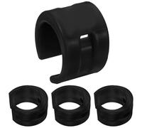 DECHOUS 4pcs Mountain Bike Chainstay Protective Rings Rear Fork Anti-collision Rubber Guards Bike Accessory for Professional and Casual Cyclists