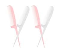 DECHOUS 4pcs Pocket Comb Travel Comb Foldable Design Detangling Plastic Set for Hair On-the-go Touch-ups