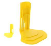 DECHOUS 4pcs Poultry Leg Splints for Birds with Adjustable Fit and Plastic Material, Offloading Support for Foot Pad Injury, for Injury Immobilization and Healing of Chickens, Ducks,