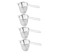 DECHOUS 4pcs Practical Tea Strainer Creative Stainless Steel Tea Filter for Infuser for Lovers
