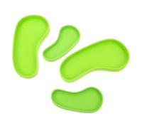 DECHOUS 4pcs Reptile Water Bowls for Stable Placement with Water Feeder, Green Plastic Pet Bowls Suitable for Reptile Pets, for Families and Desktop Use