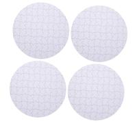 DECHOUS 4pcs Sublimation Puzzle Blanks with Shimmering White Surface for Heat Press Transfer DIY Craft Art Sturdy Natural Paper Material Puzzle Pieces for Custom Drawing and Writing