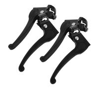 DECHOUS 4pcs Universal Wheelchair Brake Lever Replacement Handle with Nonslip Hand Grip, Stable Construction, Iron and Plastic Material, Fits 2.2cm Opening Size, Suitable for Transport